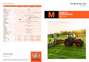 4WD traktori Kubota M4062