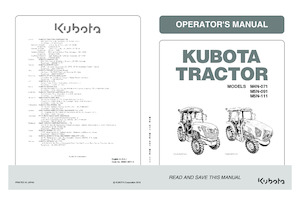 4WD traktori Kubota M4N-071