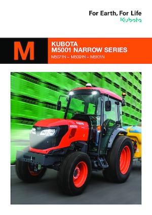 4WD traktori Kubota M5091N