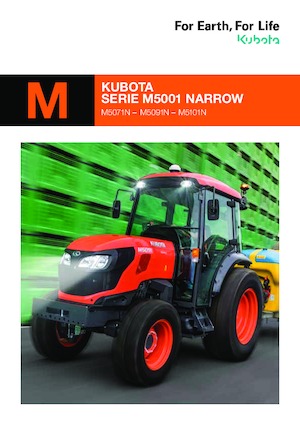 4WD traktori Kubota M5091N