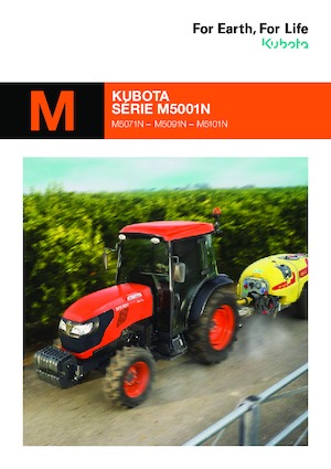 4WD traktori Kubota M5091N
