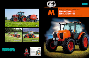 4WD traktori Kubota M6-131