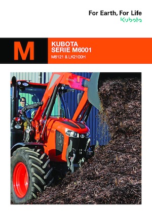4WD traktori Kubota M6121