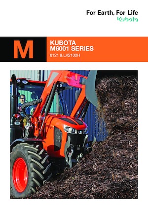 4WD traktori Kubota M6121