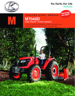 4WD traktori Kubota M7040D