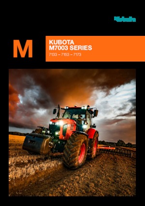 4WD traktori Kubota M7173 