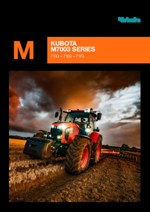 4WD traktori Kubota M7133 