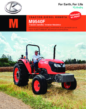 4WD traktori Kubota M9540F