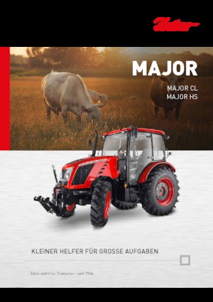 4WD traktori Zetor Major HS 80
