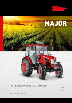4WD traktori Zetor Major CL 80