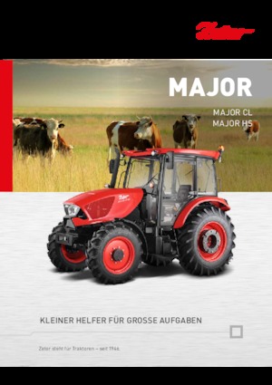 4WD traktori Zetor Major HS 80