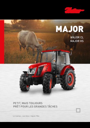 4WD traktori Zetor Major HS 80