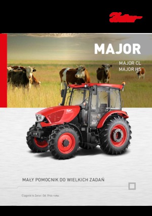 4WD traktori Zetor Major HS 80