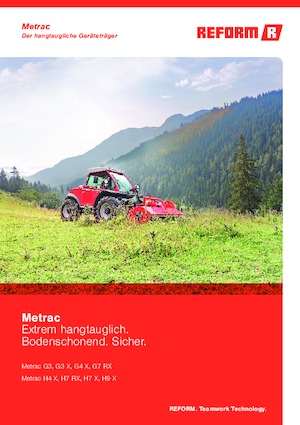 4WD traktori Reform Werke Metrac H 7 RX