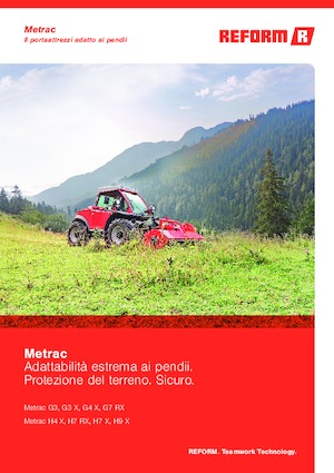 4WD traktori Reform Werke Metrac H 7 RX