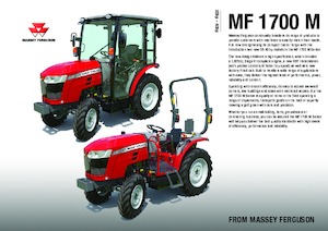 4WD traktori Massey Ferguson MF 1765 M MC