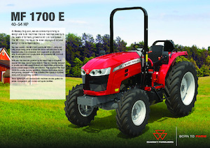 4WD traktori Massey Ferguson MF 1740 E MP
