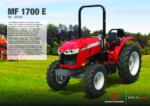 4WD traktori Massey Ferguson MF 1740 E MP