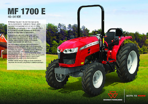 4WD traktori Massey Ferguson MF 1740 E MP