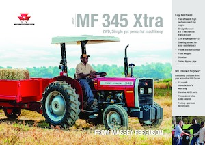 4WD traktori Massey Ferguson MF 345 Xtra