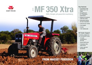 4WD traktori Massey Ferguson MF 350 Xtra