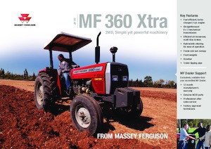 4WD traktori Massey Ferguson MF 360 Xtra