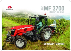 4WD traktori Massey Ferguson MF 3709 GE