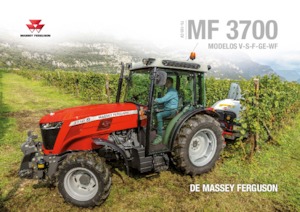 4WD traktori Massey Ferguson MF 3709 GE