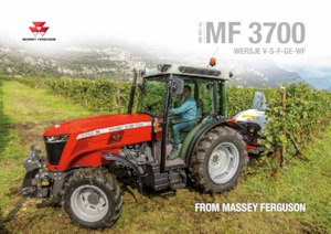 4WD traktori Massey Ferguson MF 3709 GE