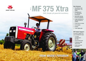 4WD traktori Massey Ferguson MF 375 Xtra