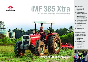 4WD traktori Massey Ferguson MF 385 Xtra