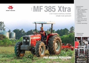 4WD traktori Massey Ferguson MF 385 Xtra