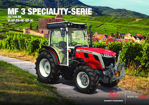 4WD traktori Massey Ferguson MF 3FR.115 
