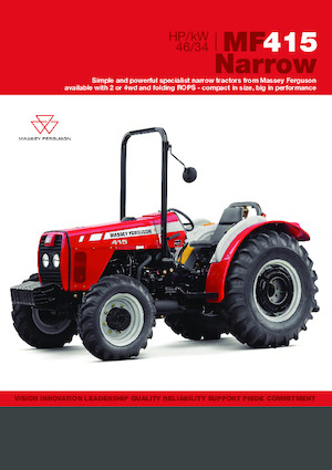 4WD traktori Massey Ferguson MF 415