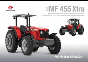 4WD traktori Massey Ferguson MF 455 Xtra