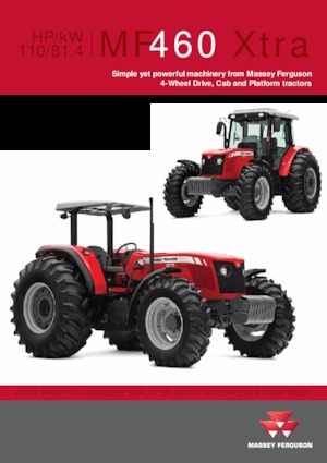 4WD traktori Massey Ferguson MF 460 Xtra