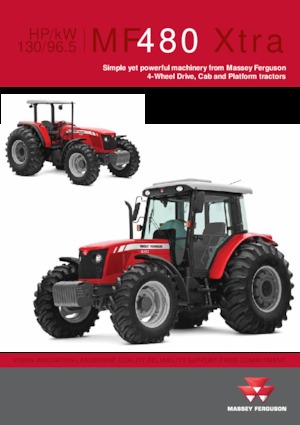 4WD traktori Massey Ferguson MF 480 Xtra