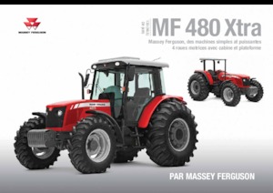 4WD traktori Massey Ferguson MF 480 Xtra
