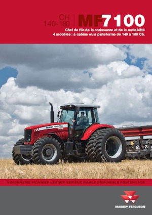 4WD traktori Massey Ferguson MF 7180 