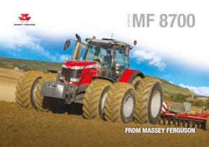4WD traktori Massey Ferguson MF 8740 S