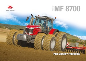 4WD traktori Massey Ferguson MF 8740 S