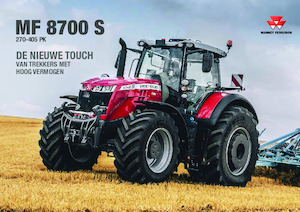 4WD traktori Massey Ferguson MF 8727 S 