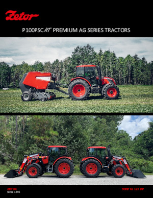 4WD traktori Zetor P120PSC HT