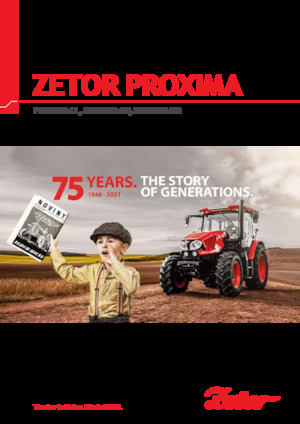 4WD traktori Zetor Proxima CL 110