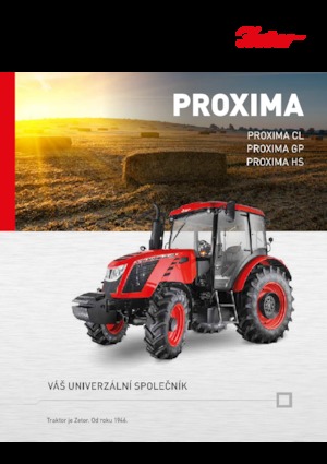 4WD traktori Zetor Proxima GP 110