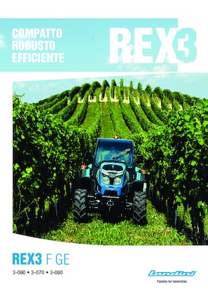 4WD traktori Landini Rex 3-080F