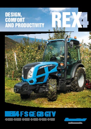 4WD traktori Landini Rex DT 4-110GE
