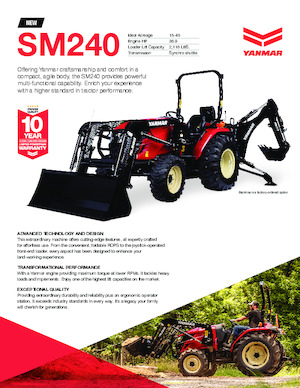 4WD traktori Yanmar SM240