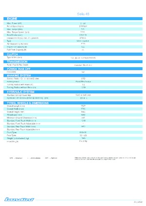 4WD traktori Landini Solis 45