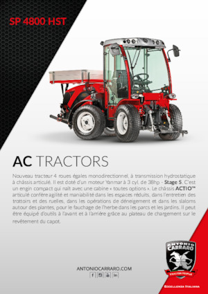 4WD traktori Carraro SP 4800